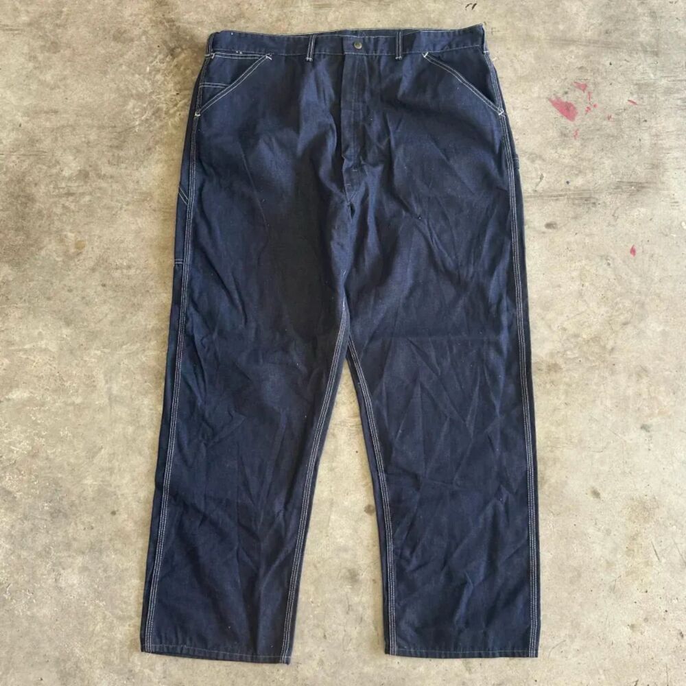 Vintage 50s Sears Denim Carpenter Jeans Size 41X31 NWT